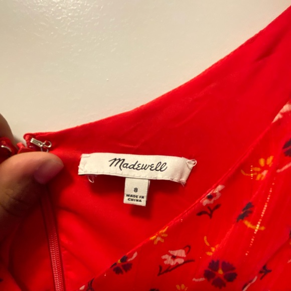 NWOT Madewell maxi in metallic-striped prairie posie print - Picture 5 of 6